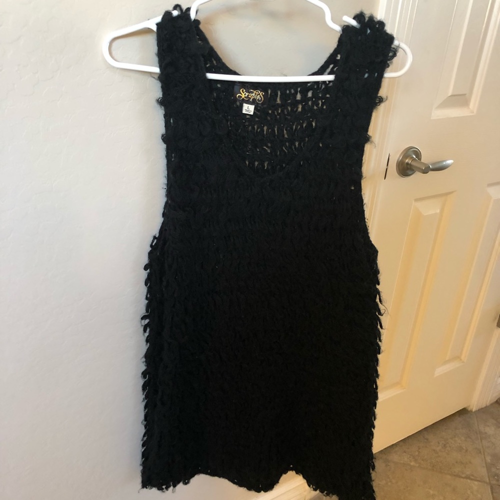 Fuzzy cotton top